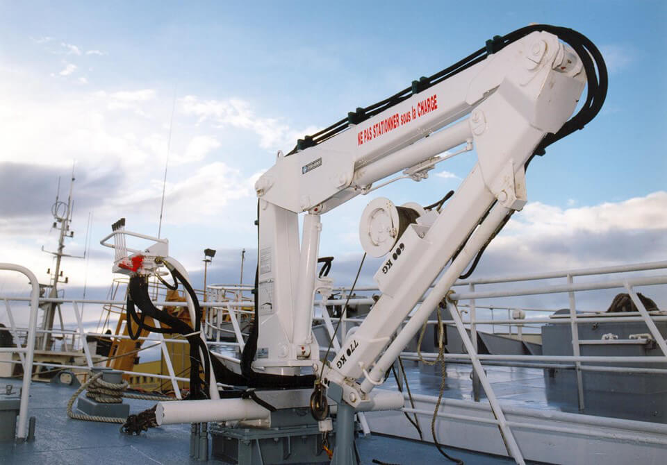Hydro Armor Cranes SoPac Marine I Marine Equipment Distributor